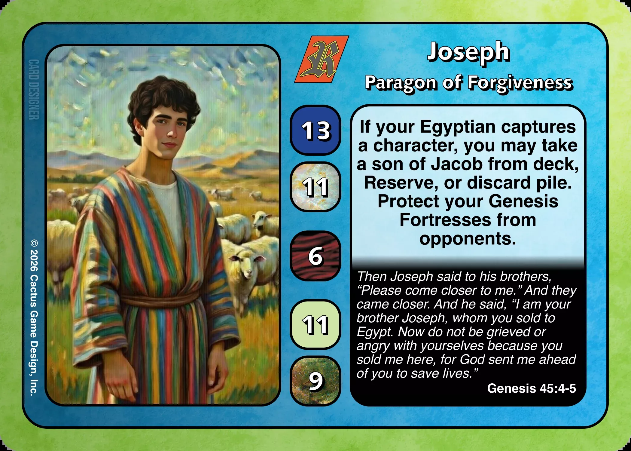 *New* Joseph, Paragon of Forgiveness